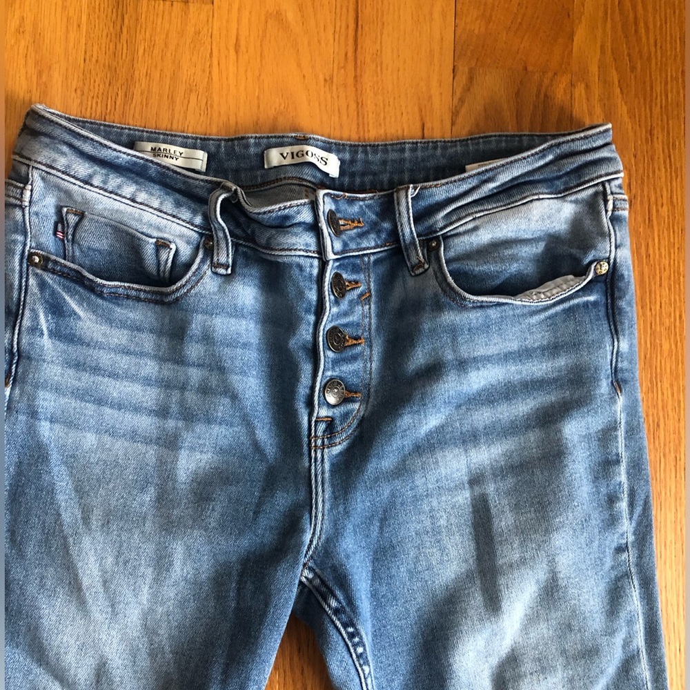 Vigoss marissa Marley midrise button fly skinny jeans (last price drop) - Picture 2 of 4